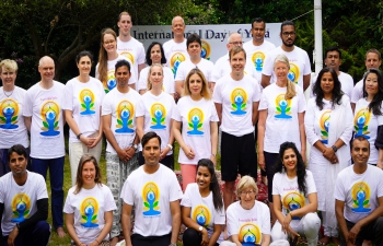 Celebration of 7th  International Day of Yoga in Copenhagen